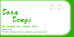 dora dengi business card